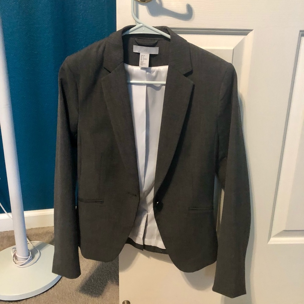 H&M Dar Gray Blazer